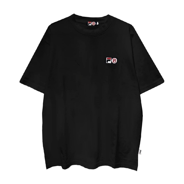 FILA(フィラ)のBE:FIRST×FILAコラボT リュウヘイ着用 ブラック エンタメ/ホビーのタレントグッズ(ミュージシャン)の商品写真