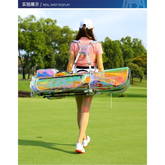 ゴルフ オリジナル エナメル キャディバッグ スタンドバッグ 防水スポーツ/アウトドア