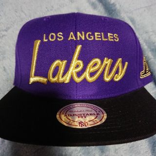 ミッチェルアンドネス(MITCHELL & NESS)の新品 LOS ANGELES LAKERS レイカーズ LA NBA キャップ(キャップ)