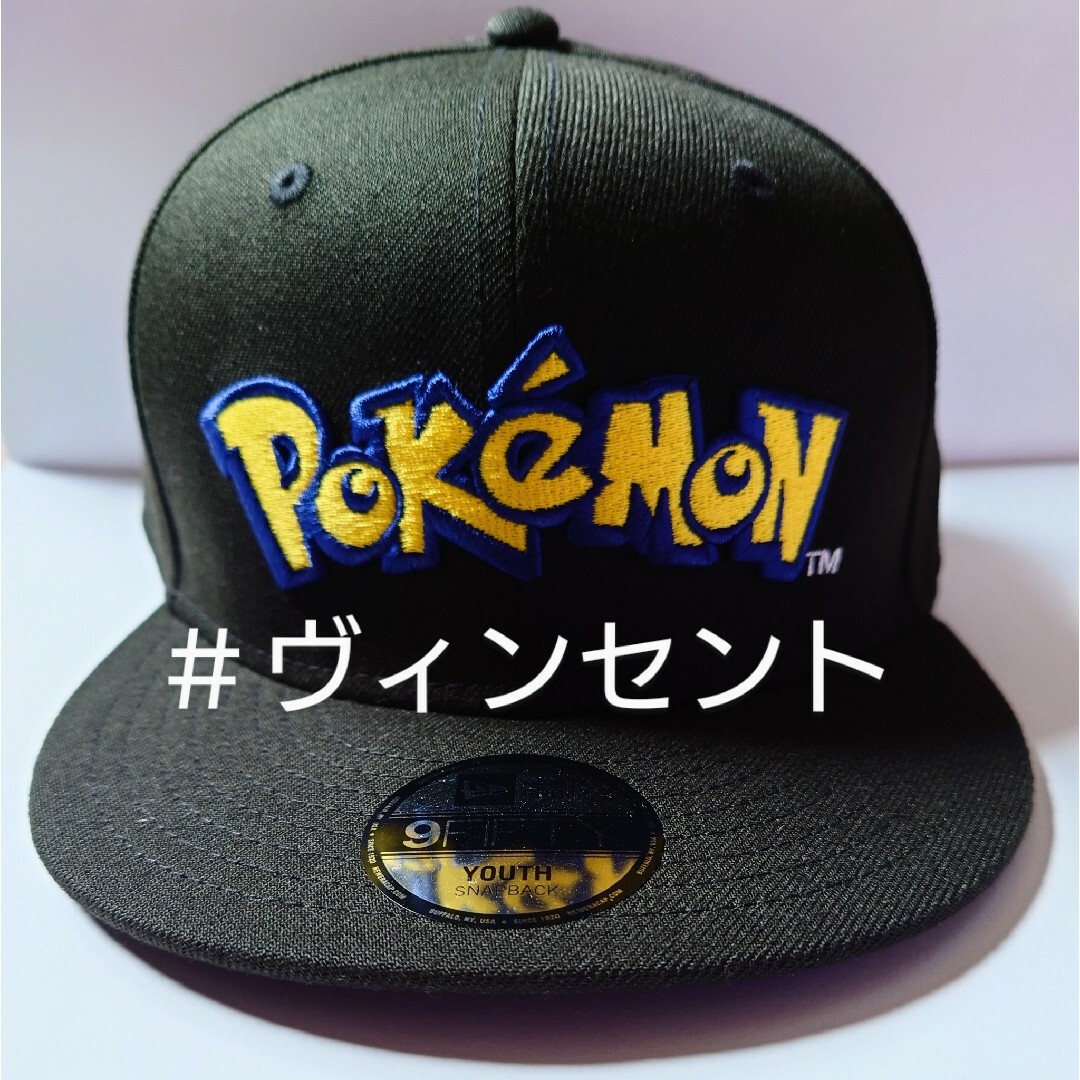 NEW ERA(ニューエラー)のポケモン ニューエラBK pokemonロゴCAP NEW ERA 9FIFTY エンタメ/ホビーのおもちゃ/ぬいぐるみ(キャラクターグッズ)の商品写真