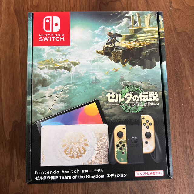 Nintendo Switch(ニンテンドースイッチ)のNintendo Switchゼルダの伝説ティアーズオブザキングダムエディション エンタメ/ホビーのゲームソフト/ゲーム機本体(家庭用ゲーム機本体)の商品写真