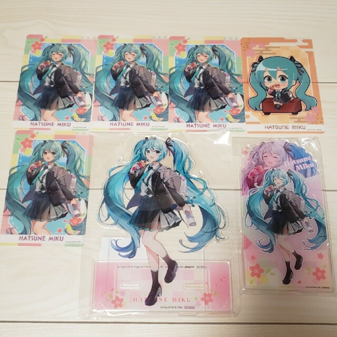 講談社   初音ミク はんなり 京都 ラッキーカード ラッキー缶バッジ