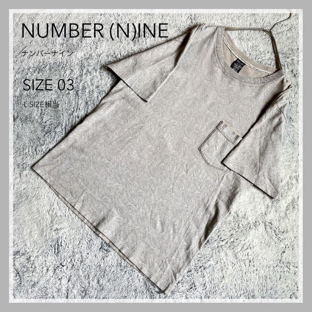 【NUMBER (N)INE】ナンバーナイン 本人期 ペイズリー Tシャツ 3