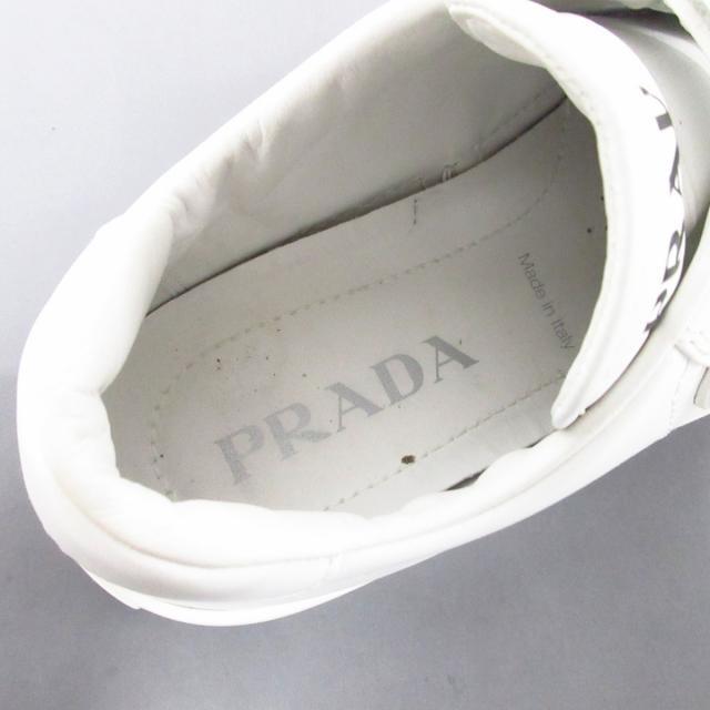 PRADA(プラダ)のプラダ スニーカー 36 メンズ 1E942L 白 メンズの靴/シューズ(スニーカー)の商品写真