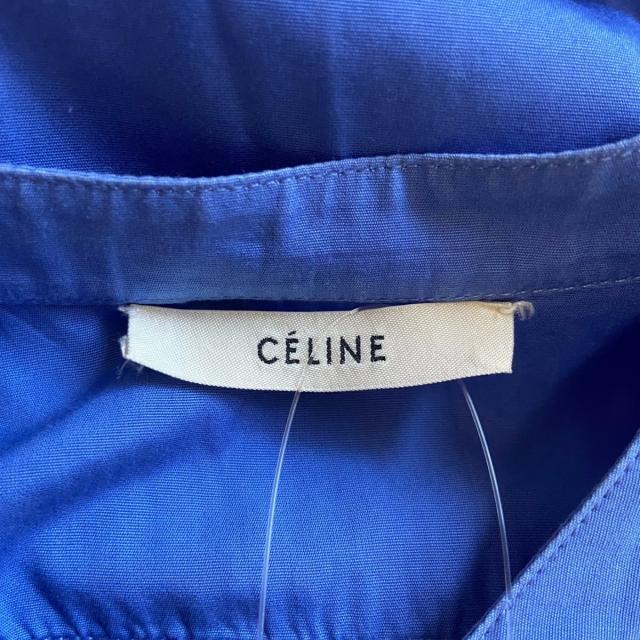 celine(セリーヌ)のセリーヌ ワンピース サイズ34 S - ブルー レディースのワンピース(その他)の商品写真