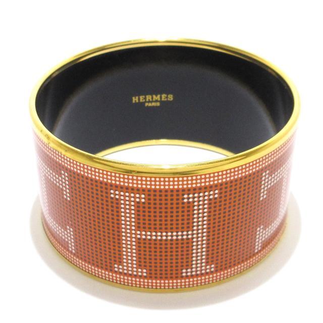 気質アップ】 Hermes - エルメス バングル美品 エマイユTGM H柄