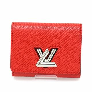 ルイヴィトン(LOUIS VUITTON)のルイヴィトン LOUIS VUITTON ポルトフォイユ・ツイスト コンパクト エピ･レザー コクリコ M64413 三つ折り財布 LVツイストロック レッド シルバー金具 未使用品(財布)