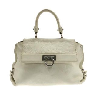 Salvatore Ferragamo - サルバトーレフェラガモ ハンドバッグ 白の通販