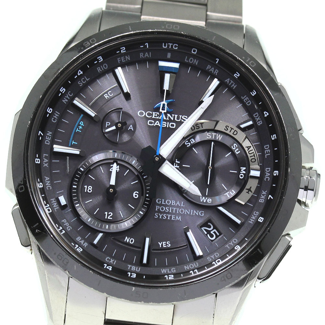 カシオ CASIO OCW-G1000DB-1AJF オシアナス GPSハイブリット電波ソーラーメンズ _748635