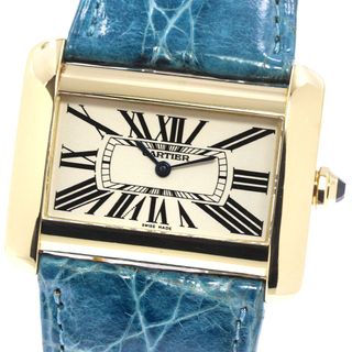 カルティエ(Cartier)のカルティエ CARTIER W6300556 タンクディバンLM K18YG クォーツ メンズ 保証書付き_740328(腕時計(アナログ))