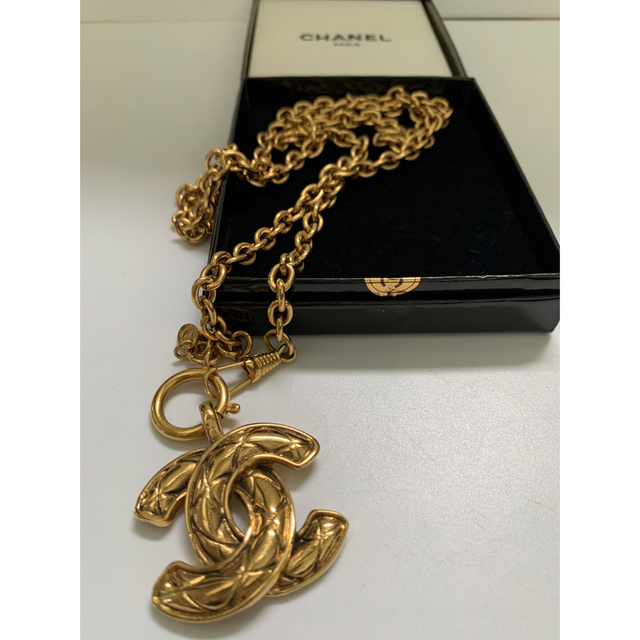CHANEL ネックレス ヴィンテージ マトラッセ レア 大きな取引 www
