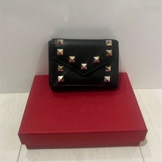 ヴァレンティノ(VALENTINO)のVALENTINO/ヴァレンティノ  ロックスタッド 財布 ブラック(財布)