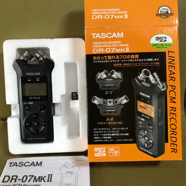 TASCAM DR-07mk2 楽器のレコーディング/PA機器(その他)の商品写真