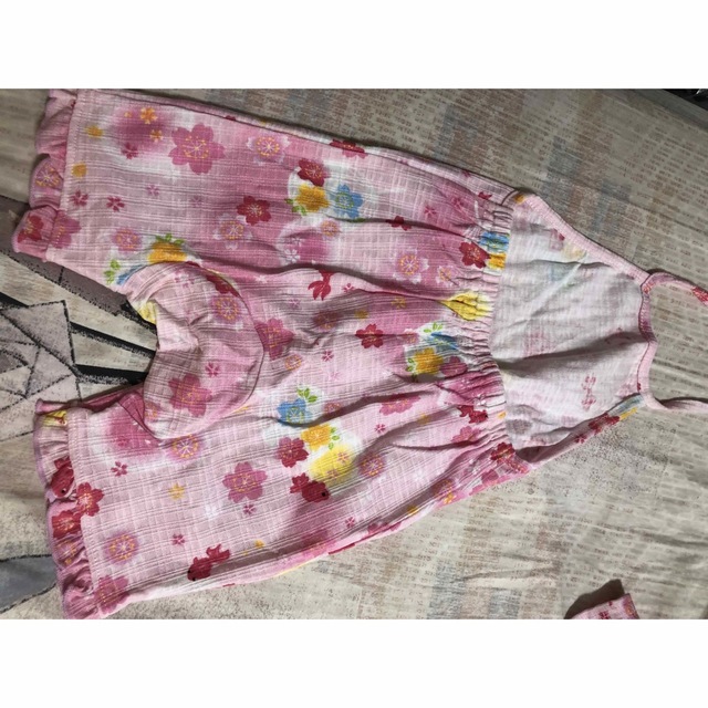 甚平 女の子69cm キッズ/ベビー/マタニティのベビー服(~85cm)(甚平/浴衣)の商品写真