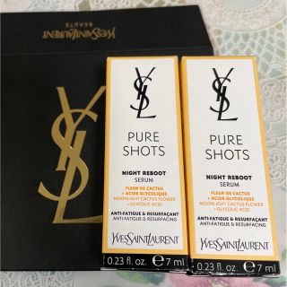 イヴサンローランボーテ(Yves Saint Laurent Beaute)のイヴ・サンローラン ピュアショット ナイトセラム 7ml  2本セット(美容液)