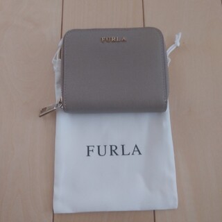 フルラ(Furla)のFURLA折り畳みラウンドファスナー財布　グレージュ(財布)