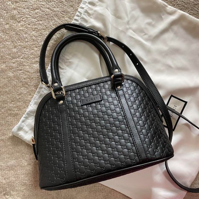 グッチ ショルダーバッグ GUCCI マイクログッチシマ シマ 【高額売筋