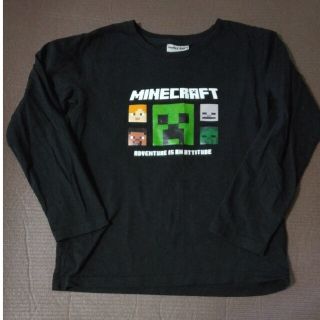 シマムラ(しまむら)のしまむら　マインクラフト　長袖Ｔシャツ　黒　男の子　150　まとめ買い(Tシャツ/カットソー)