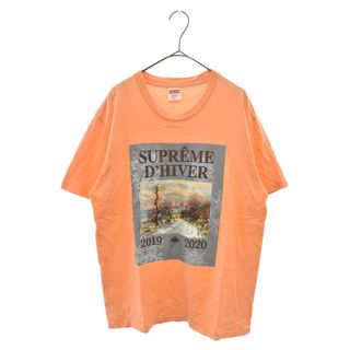 シュプリーム(Supreme)のSUPREME シュプリーム 19AW D HIVER TEE プリント半袖Tシャツ オレンジ(Tシャツ/カットソー(半袖/袖なし))