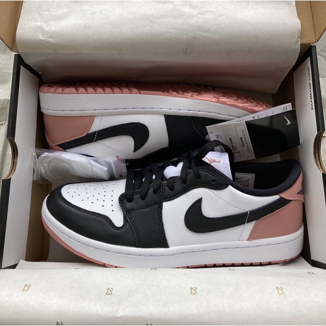 未使用 Nike Air Jordan1 Low Golf Rust Pink