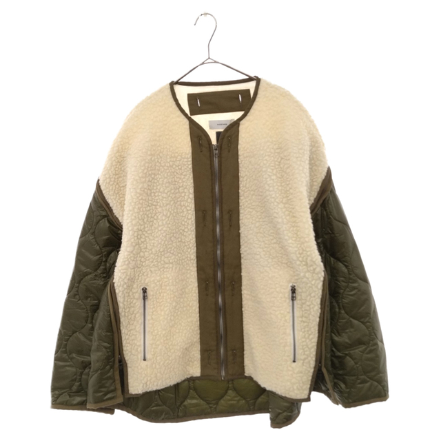 FACETASM ファセッタズム 22AW ZIPPER SHERPA QUILTED LINER JACKET