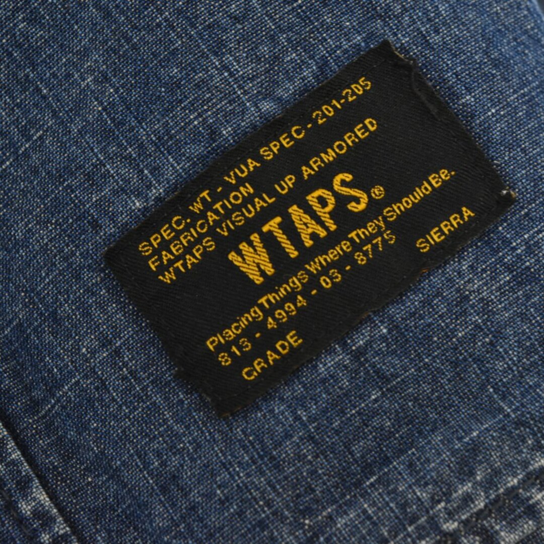 W)taps(ダブルタップス)のWTAPS ダブルタップス L/S DENIM SHIRTS 長袖インディゴ デニムシャツ ブルー メンズのトップス(シャツ)の商品写真