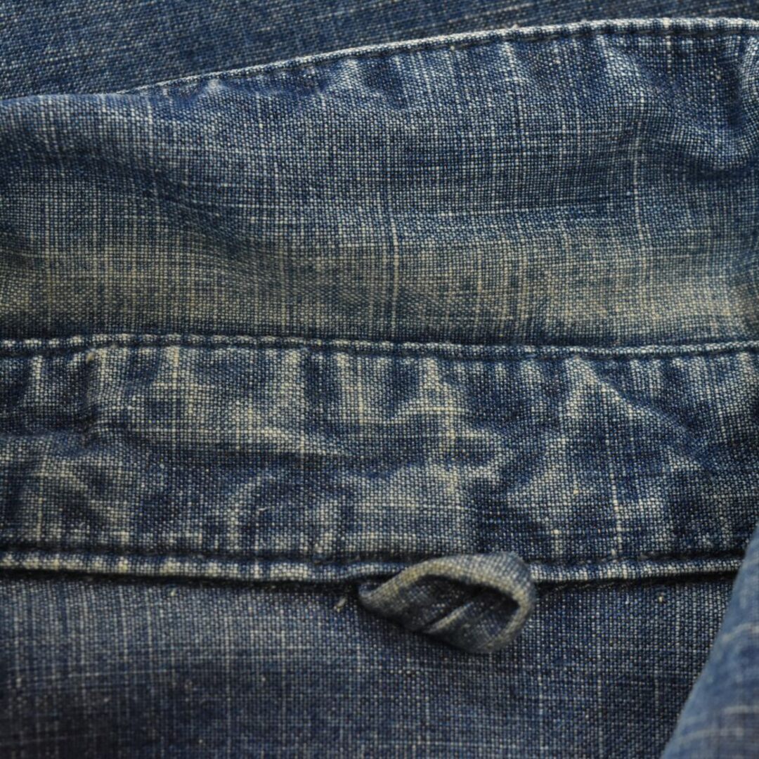 WTAPS WCPO/LS/COTTON.DENIM 黒Sデニムオーバーシャツ