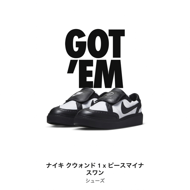 NIKE(ナイキ)のPEACEMINUSONE × Nike Kwondo1 G-Dragon メンズの靴/シューズ(スニーカー)の商品写真