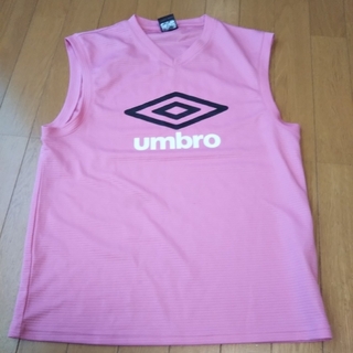 アンブロ(UMBRO)のUMBRO  アンブロ ノースリーブ  シャツ  ビンク サイズ180(Tシャツ/カットソー(半袖/袖なし))