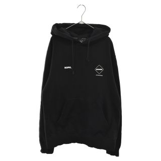 エフシーアールビー(F.C.R.B.)のF.C.R.B./F.C.Real Bristol/FCRB エフシーアールビー/エフシーレアルブリストル 22SS LOGO APPLIQUE PULLOVER SWEAT HOODIE ロゴパッチ プルオーバーパーカー ブラック(パーカー)