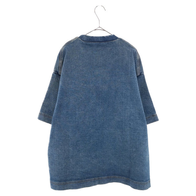 MIHARA YASUHIRO ミハラヤスヒロ 21AW Shrank Denim H/S T-S シュランクデニムブハーフスリーブ半袖Tシャツ カットソー インディゴ A07TS081-0