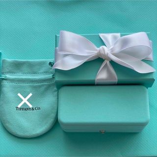 ティファニー(Tiffany & Co.)のTIFFANY ティファニー ピアス ケース 小 空箱 巾着 リボン(その他)