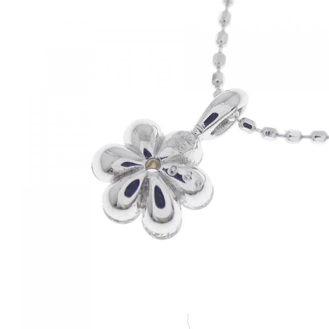 K18WG/750WG フラワー ダイヤモンド ネックレス 0.30CT K18WG/750WG フラワー ダイヤモンド ネックレス 0.30CT