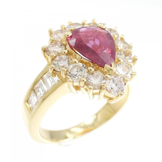 大注目】 K18YG 1.13CT リング ルビー リング(指輪) - www.denovoswiss.com