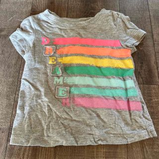 ベビーギャップ(babyGAP)のbaby gap グレー　Tシャツ　レインボー柄　80(Ｔシャツ)