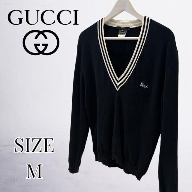 GUCCI グッチ ブラック 黒 セーター Mサイズ-