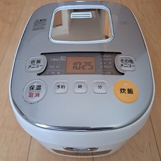 アイリスオーヤマ(アイリスオーヤマ)のアイリスオ－ヤマIH炊飯器5.5合炊き2019年製(炊飯器)
