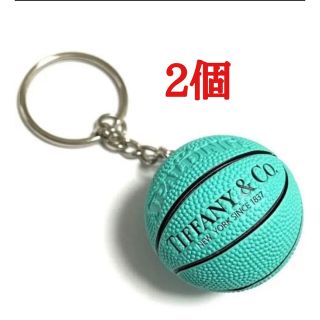 ティファニー(Tiffany & Co.)のTiffany&Co バスケットボールキーホルダー SPALDING 2個(キーホルダー)