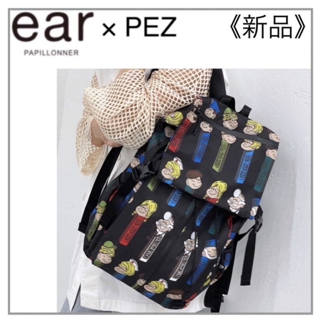 ear PAPILLONNER - PEZ(ペッツ)×ear・リュック 黒 2nd SEASONの通販 by ...