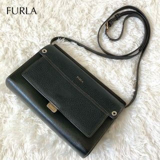 フルラ(Furla)の【人気】フルラ ライク 黒 ウォレットショルダーバッグ 財布 レザー 大容量(ショルダーバッグ)