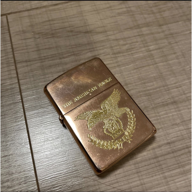 Zippo 斜めロゴ　斜体ロゴ　The American Eagle