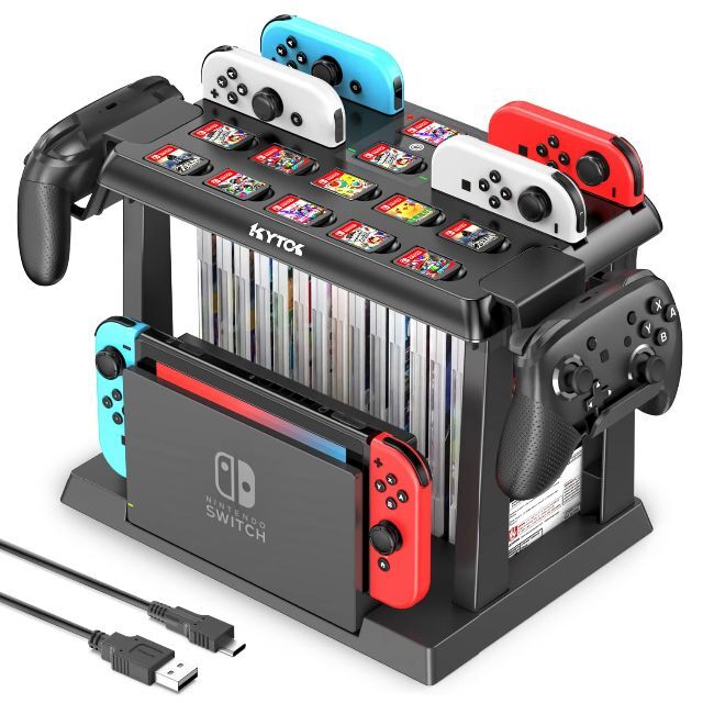 Switch 収納スタンド Kytok ジョイコン 充電器 Switchドック収