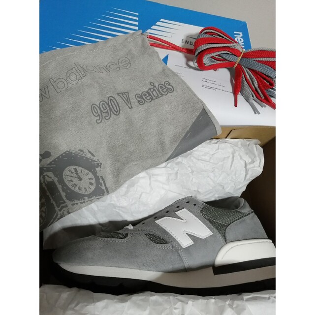 New Balance - 未使用品 us8.5 26.5cm ニューバランス M990VS1 グレー ... ニューバランス M990VS1 26.5cm US8.5
