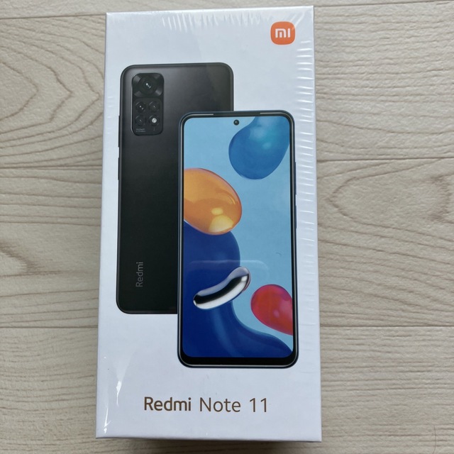 Xiaomi Redmi Note11 グラファイトグレー　64GBスマホ/家電/カメラ