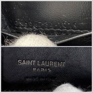 Saint Laurent - 【希少デザイン 極美品】サンローラン 三つ折り財布