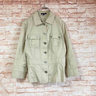 バーバリー(BURBERRY)のバーバリーロンドン BURBERRY ジャケット シャツ 羽織り 七分袖 40(シャツ/ブラウス(長袖/七分))