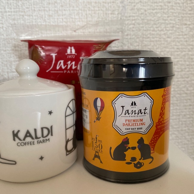 KALDI(カルディ)のKALDI 猫の日　紅茶セット インテリア/住まい/日用品のキッチン/食器(容器)の商品写真