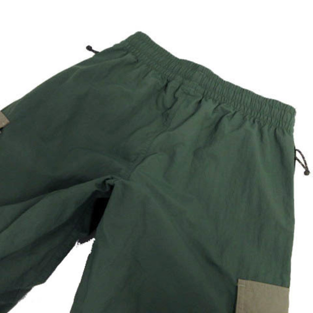 adidas パンツ 2IN1 PANTS カーゴパンツ ロゴ 緑 カーキ S