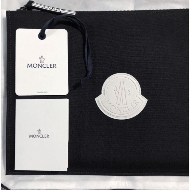 MONCLER モンクレール　クラッチバッグ　タブレットケース　国内正規品　黒