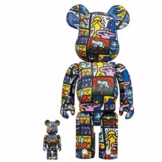 ベアブリック(BE@RBRICK)のBE@RBRICK KEITH HARING #10 100％ & 400％(フィギュア)